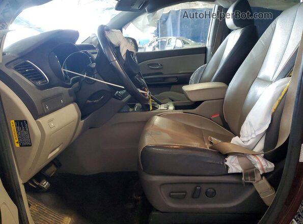 KNDMB5C12H6315422 2017 KIA SEDONA Burgundy Սալոնի դիմացի տեսք
