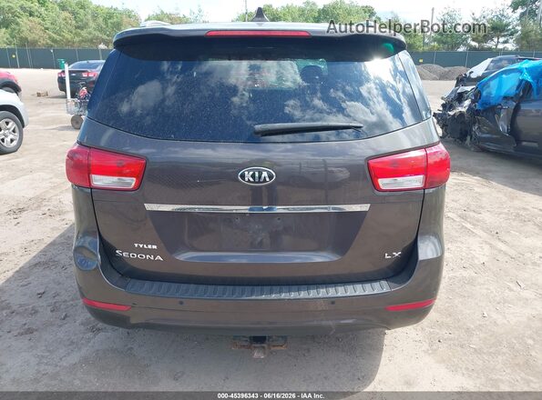 KNDMB5C12H6324721 2017 KIA SEDONA Brown 