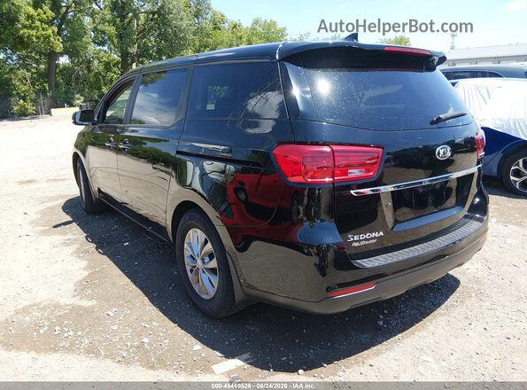 KNDMB5C12K6511089 2019 KIA SEDONA Черный Задняя левая четверть