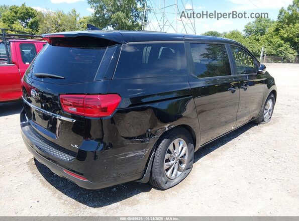 KNDMB5C12K6511089 2019 KIA SEDONA Черный Вид спереди