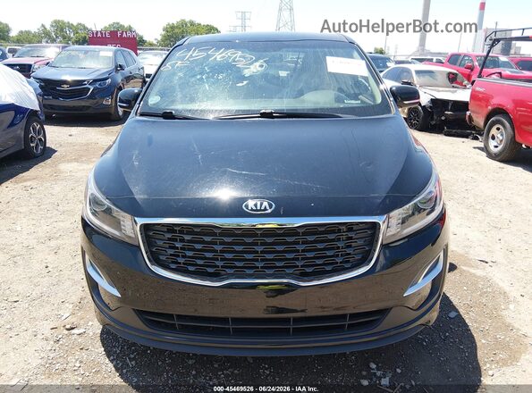 KNDMB5C12K6511089 2019 KIA SEDONA Черный Вид щитка приборов
