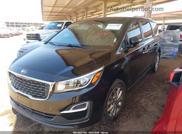 KNDMB5C12L6580785 2020 KIA SEDONA Black Front left