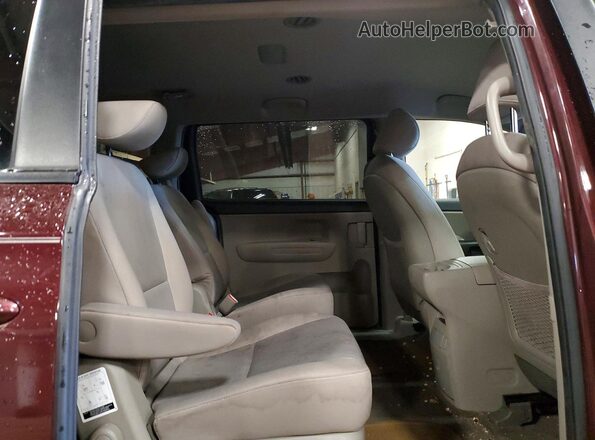 KNDMB5C12L6634022 2020 KIA SEDONA Burgundy Սալոնի հետևի տեսք