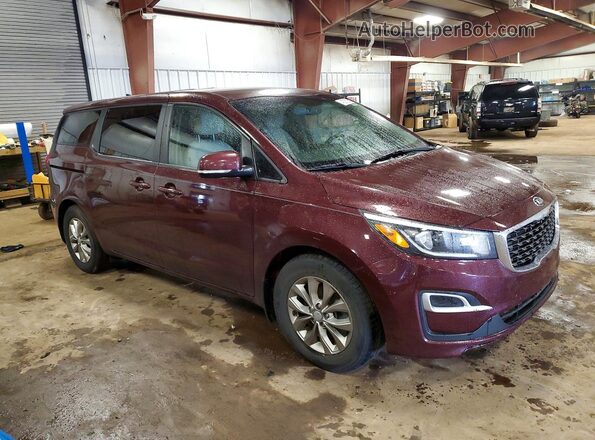 KNDMB5C12L6634022 2020 KIA SEDONA Burgundy Առջևի աջ