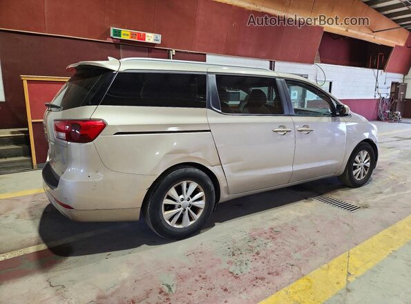 KNDMB5C13G6098414 2016 KIA SEDONA Beige უკანა მარჯვენა