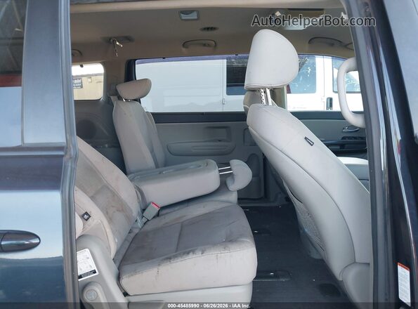 KNDMB5C13G6188789 2016 KIA SEDONA Black Vista de la etiqueta del VIN