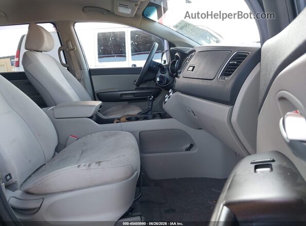 KNDMB5C13G6188789 2016 KIA SEDONA Black Vista interior delantera