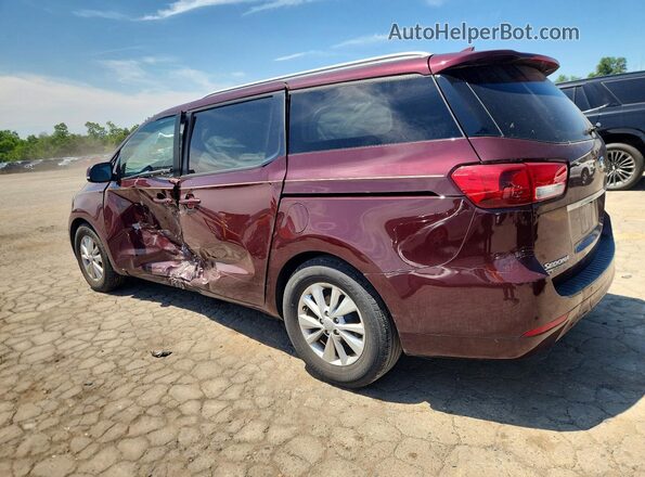 KNDMB5C13G6209835 2016 KIA SEDONA Maroon 