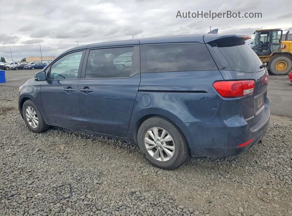 KNDMB5C13H6219850 2017 KIA SEDONA Черный Задняя левая четверть