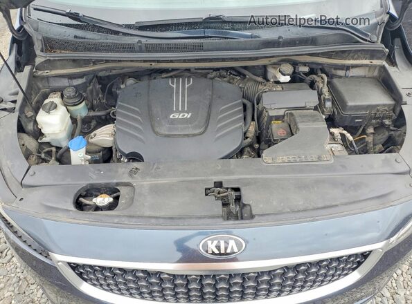 KNDMB5C13H6219850 2017 KIA SEDONA Черный Вид подкапотного пространства
