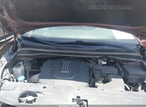 KNDMB5C13J6379183 2018 KIA SEDONA Burgundy Widok z tyłu