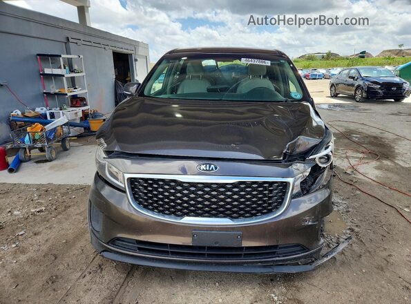 KNDMB5C13J6394203 2018 KIA SEDONA Charcoal 