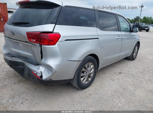 KNDMB5C13K6541279 2019 KIA SEDONA Серебряный Задняя правая четверть