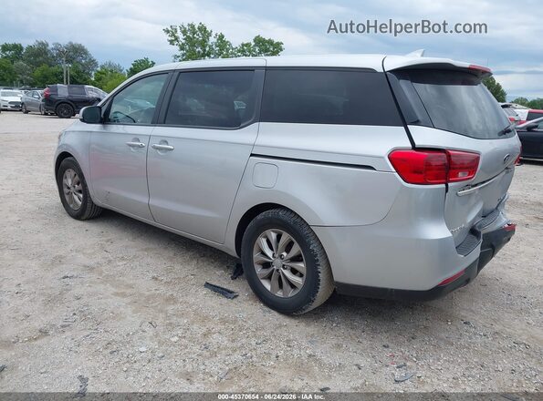 KNDMB5C13K6541279 2019 KIA SEDONA Серебряный Задняя левая четверть