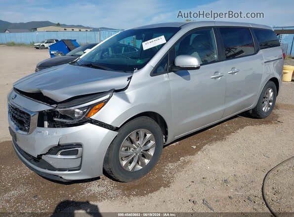 KNDMB5C13M6667645 2021 KIA SEDONA Silver Przód lewy