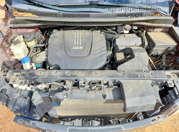 KNDMB5C14G6083260 2016 KIA SEDONA Burgundy Engine compartment view
