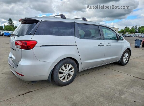 KNDMB5C14G6198599 2016 KIA SEDONA Silver Հետևի աջ