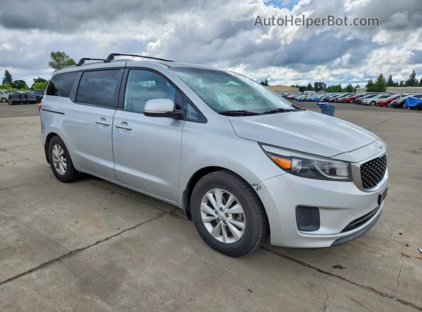 KNDMB5C14G6198599 2016 KIA SEDONA Silver Առջևի աջ