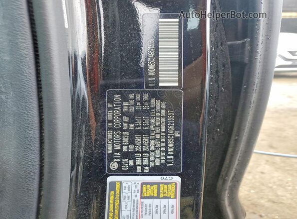 KNDMB5C14G6213537 2016 KIA SEDONA Black 