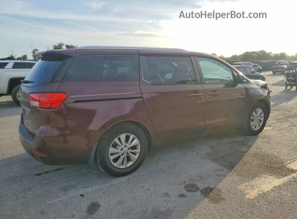 KNDMB5C14H6320489 2017 KIA SEDONA Burgundy 