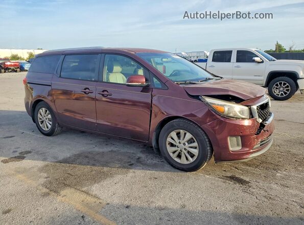 KNDMB5C14H6320489 2017 KIA SEDONA Burgundy 