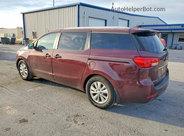 KNDMB5C14H6320489 2017 KIA SEDONA Burgundy 