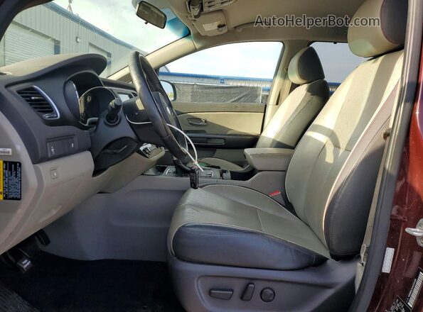 KNDMB5C14H6320489 2017 KIA SEDONA Burgundy 