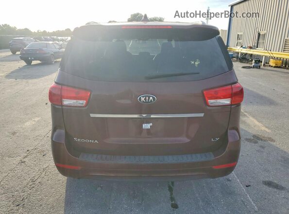 KNDMB5C14H6320489 2017 KIA SEDONA Burgundy 