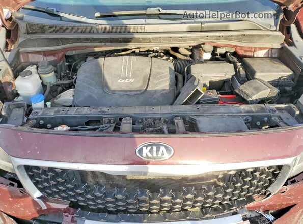 KNDMB5C14H6320489 2017 KIA SEDONA Burgundy 