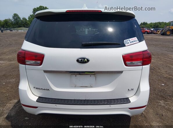 KNDMB5C14H6339723 2017 KIA SEDONA White 