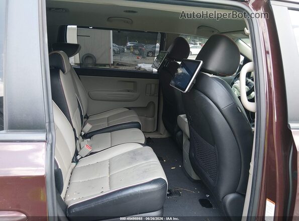 KNDMB5C14L6597524 2020 KIA SEDONA Brown Vista de la etiqueta del VIN