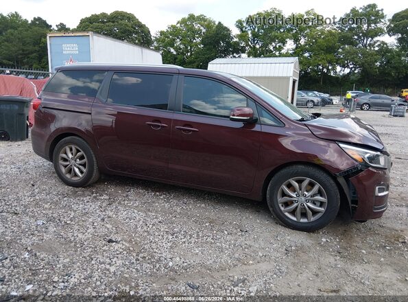 KNDMB5C14L6597524 2020 KIA SEDONA Brown Vista interior de 360 grados