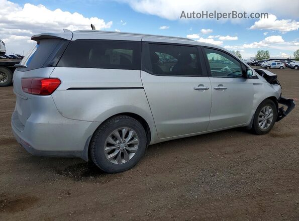 KNDMB5C14L6644292 2020 KIA SEDONA Silver Հետևի աջ