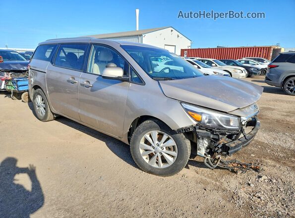 KNDMB5C15G6145541 2016 KIA SEDONA Gold 