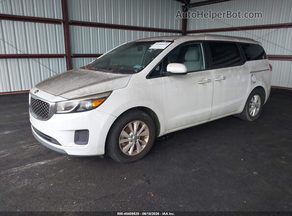 KNDMB5C15G6148617 2016 KIA SEDONA White 