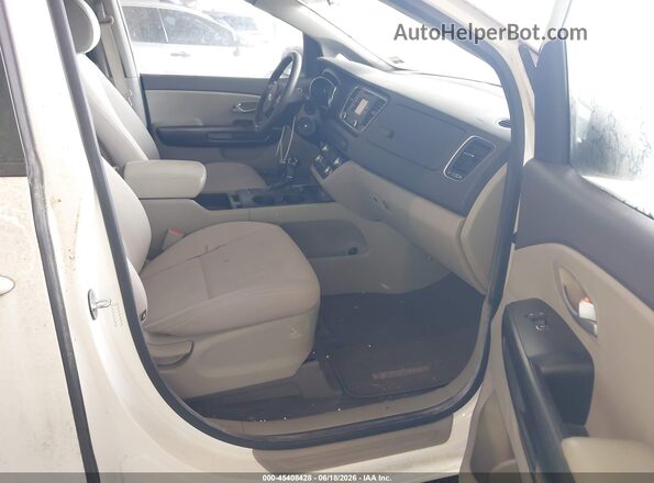 KNDMB5C15G6148617 2016 KIA SEDONA White 