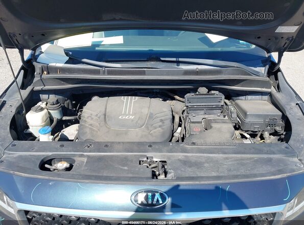 KNDMB5C15G6188860 2016 KIA SEDONA Dark Blue Вид сзади