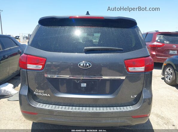 KNDMB5C15G6195372 2016 KIA SEDONA Gray 