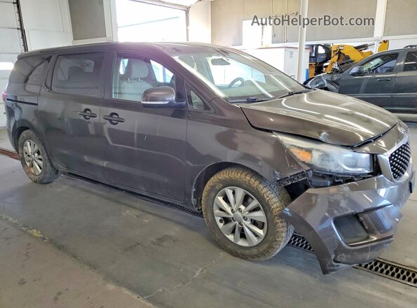 KNDMB5C15H6220272 2017 KIA SEDONA Brown 