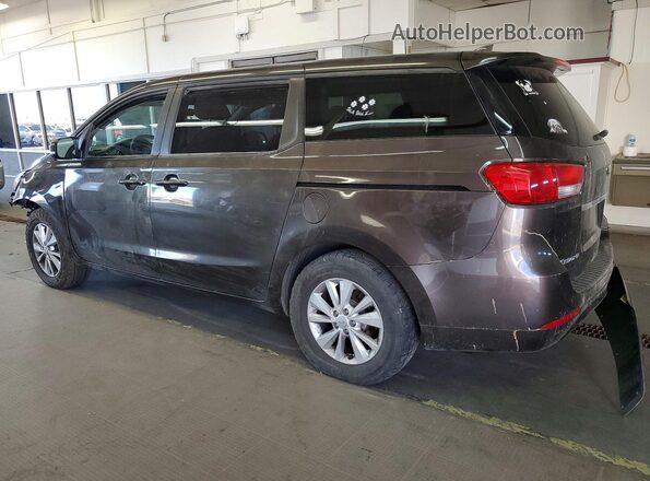 KNDMB5C15H6220272 2017 KIA SEDONA Brown 