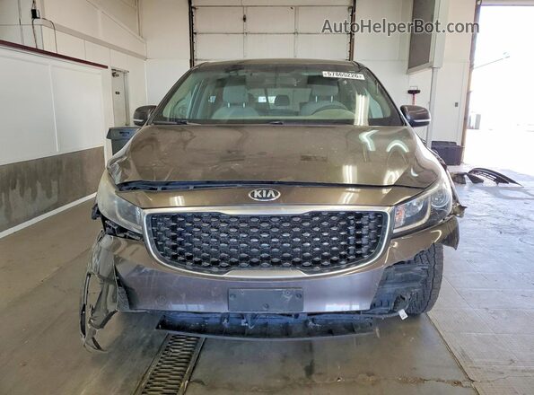 KNDMB5C15H6220272 2017 KIA SEDONA Brown 