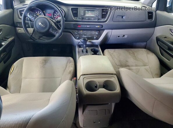 KNDMB5C15H6220272 2017 KIA SEDONA Brown 