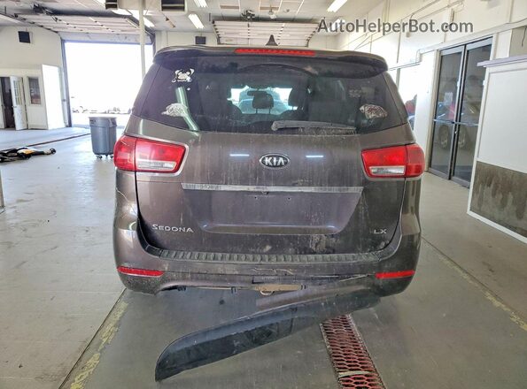 KNDMB5C15H6220272 2017 KIA SEDONA Brown 