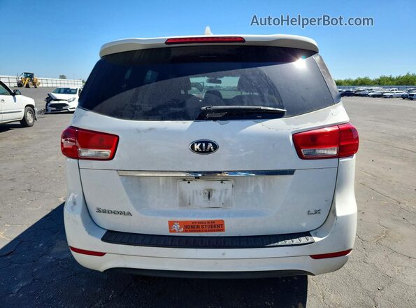 KNDMB5C15H6230901 2017 KIA SEDONA White 