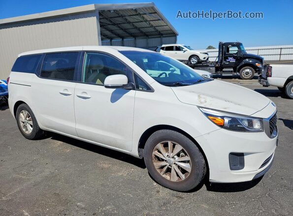 KNDMB5C15H6230901 2017 KIA SEDONA White 