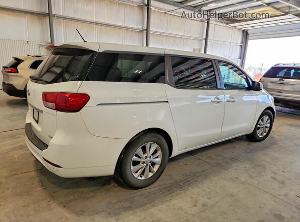 KNDMB5C15H6243907 2017 KIA SEDONA White Tył prawy
