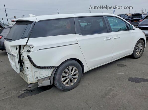 KNDMB5C15L6604836 2020 KIA SEDONA White Tył prawy