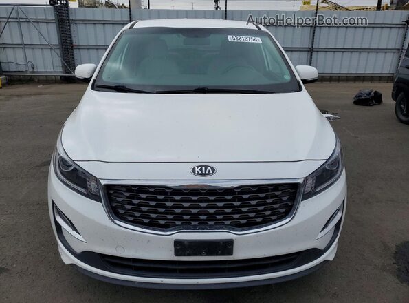 KNDMB5C15L6604836 2020 KIA SEDONA White Widok z przodu