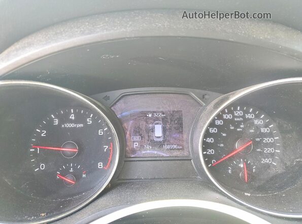 KNDMB5C15L6656807 2020 KIA SEDONA Gray Instrument cluster view