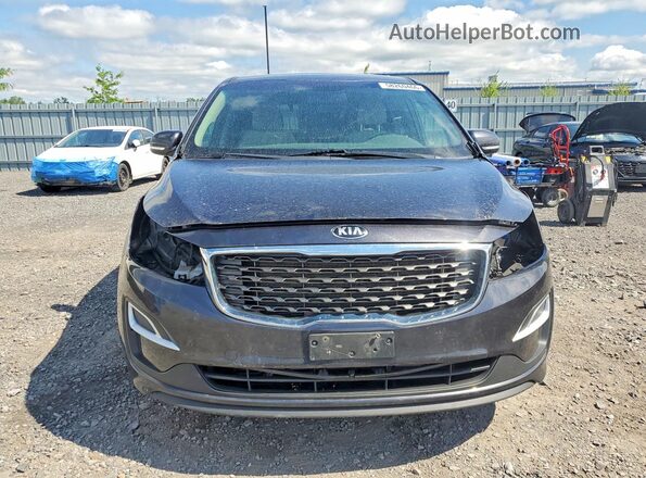 KNDMB5C15L6656807 2020 KIA SEDONA Gray Front view